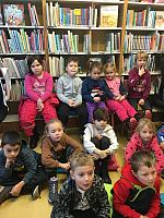Předškoláci z Tavírny na pobočce Plešivec, zdroj: Městská knihovna v Českém Krumlově