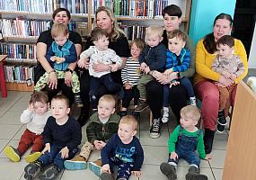 Děti z RC Krumlík navštívily pobočku Mír, zdroj: Městská knihovna v Českém Krumlově