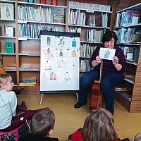 Beseda na pobočce Plešivec na téma zimní období, zdroj: Městská knihovna v Českém Krumlově (11/21)