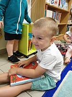 Děti z RC Krumlík na pobočce Mír, zdroj: Městská knihovna v Českém Krumlově (3/18)