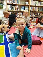 Děti z RC Krumlík na pobočce Mír, zdroj: Městská knihovna v Českém Krumlově (7/18)