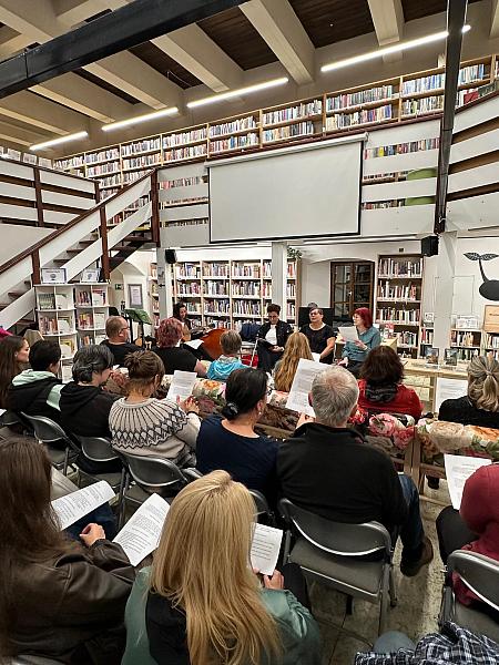 Noc v knihovně 2025, zdroj: Městská knihovna v Českém Krumlově, foto: Městská knihovna v Českém Krumlově (11/25)