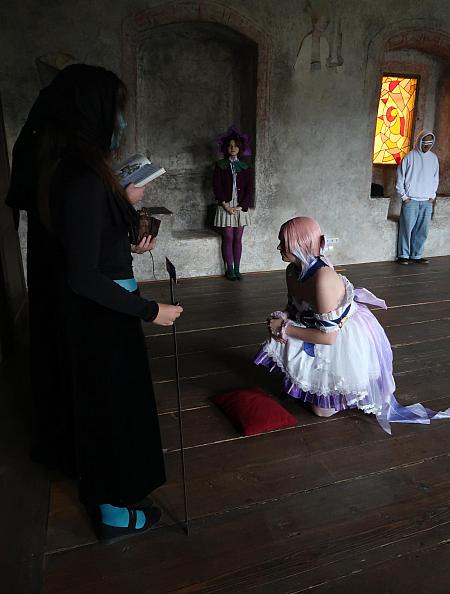 Pasování žáků prvního ročníku SUPŠ Anežky České 9. 10. 2025, zdroj: Městská knihovna v Českém Krumlově, foto: Městská knihovna v Českém Krumlově (7/47)