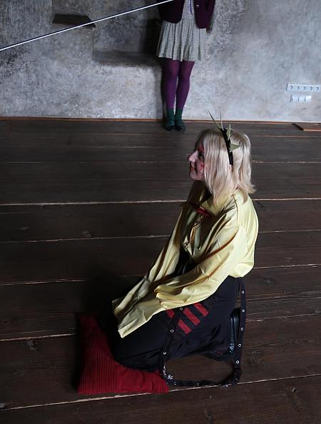 Pasování žáků prvního ročníku SUPŠ Anežky České 9. 10. 2025, zdroj: Městská knihovna v Českém Krumlově, foto: Městská knihovna v Českém Krumlově (19/47)