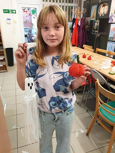 Halloweenské tvoření na Míru 23. 10. 2025, zdroj: Městská knihovna v Českém Krumlově, foto: Městská knihovna v Českém Krumlově (17/24)