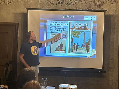 Od Tintina k Titeufovi aneb století franko-belgického komiksu, zdroj: Městská knihovna v Českém Krumlově, foto: Městská knihovna v Českém Krumlově (1/10)