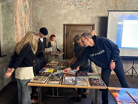 Od Tintina k Titeufovi aneb století franko-belgického komiksu, zdroj: Městská knihovna v Českém Krumlově, foto: Městská knihovna v Českém Krumlově (7/10)