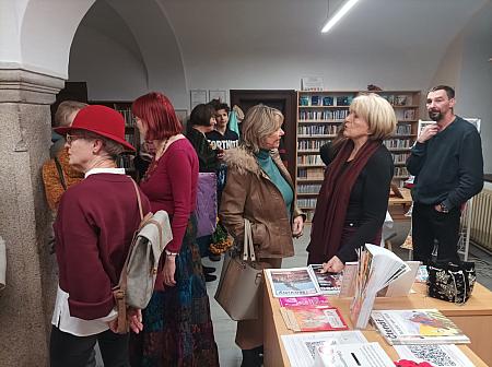 Vernisáž akvarelů Jany Peškové, zdroj: Městská knihovna v Českém Krumlově, foto: Městská knihovna v Českém Krumlově (9/12)