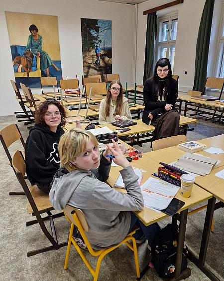 Projektový den SUPŠ Anežky České, zdroj: Městská knihovna v Českém Krumlově, foto: Městská knihovna v Českém Krumlově (15/16)