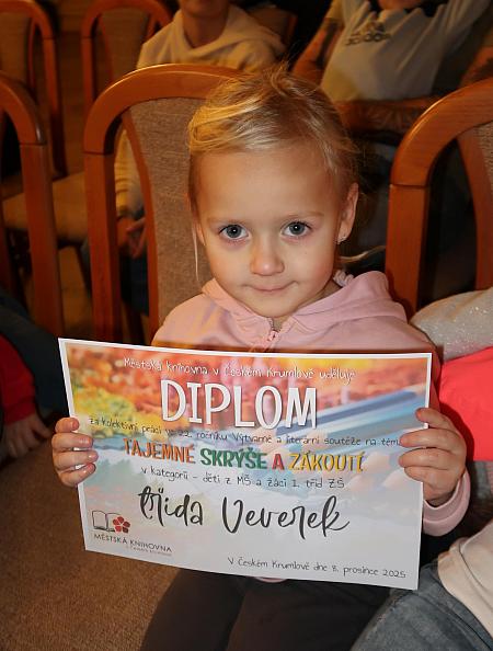 Vyhlášení 22. ročníku Výtvarné a lit. soutěže 2025, zdroj: Městská knihovna v Českém Krumlově, foto: Městská knihovna v Českém Krumlově (15/51)