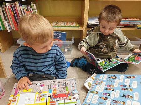 Lednová návštěva z RC Krumlík na pobočce Mír, zdroj: Městská knihovna v Českém Krumlově, foto: Městská knihovna v Českém Krumlově (7/19)