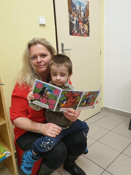 Lednová návštěva z RC Krumlík na pobočce Mír, zdroj: Městská knihovna v Českém Krumlově, foto: Městská knihovna v Českém Krumlově (8/19)