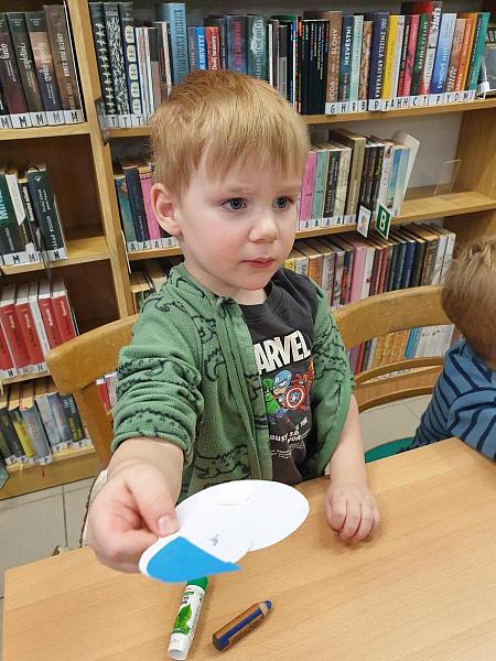 Lednová návštěva z RC Krumlík na pobočce Mír, zdroj: Městská knihovna v Českém Krumlově, foto: Městská knihovna v Českém Krumlově (12/19)