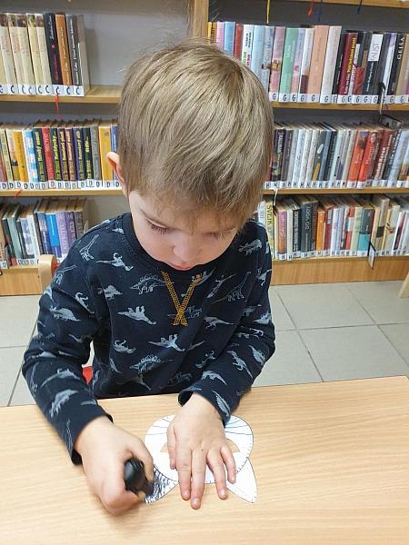 Únorová návštěva Střapaté smečky na pobočce Mír, zdroj: Městská knihovna v Českém Krumlově, foto: Městská knihovna v Českém Krumlově (14/19)