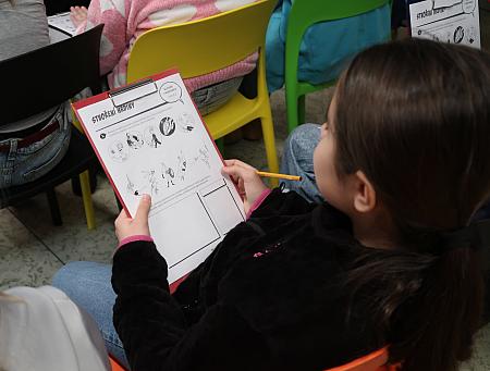 Superhrdinové z 5.A ZŠ Linecká, zdroj: Městská knihovna v Českém Krumlově, foto: Městská knihovna v Českém Krumlově (8/13)