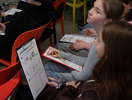 Superhrdinové z 5.A ZŠ Linecká, zdroj: Městská knihovna v Českém Krumlově, foto: Městská knihovna v Českém Krumlově (10/13)