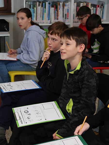 Superhrdinové z 5.A ZŠ Linecká, zdroj: Městská knihovna v Českém Krumlově, foto: Městská knihovna v Českém Krumlově (12/13)