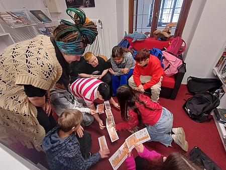 Staré pověsti české se ZŠ Větřní, zdroj: Městská knihovna v Českém Krumlově, foto: Městská knihovna v Českém Krumlově (1/14)