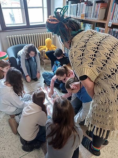 Staré pověsti české se ZŠ Větřní, zdroj: Městská knihovna v Českém Krumlově, foto: Městská knihovna v Českém Krumlově (8/14)