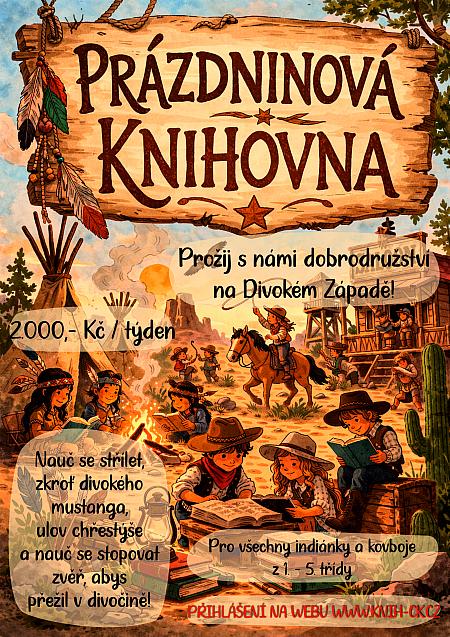 Pr&aacute;zdninov&aacute; knihovna 2026, zdroj: Městsk&aacute; knihovna v Česk&eacute;m Krumlově, foto: Městsk&aacute; knihovna v Česk&eacute;m Krumlově