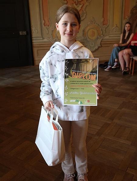 Slavnostní vyhlášení výsledků výtvarné soutěže Lesy a příroda kolem nás 2026, zdroj: Městská knihovna v Českém Krumlově, foto: Městská knihovna v Českém Krumlově (22/62)