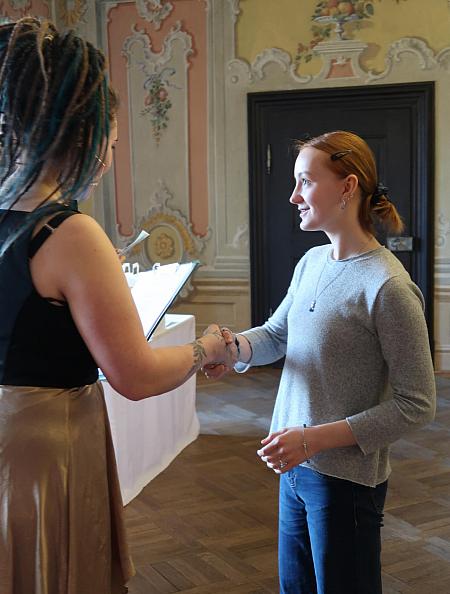 Slavnostní vyhlášení výsledků výtvarné soutěže Lesy a příroda kolem nás 2026, zdroj: Městská knihovna v Českém Krumlově, foto: Městská knihovna v Českém Krumlově (36/62)