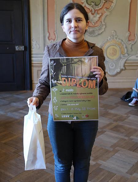 Slavnostní vyhlášení výsledků výtvarné soutěže Lesy a příroda kolem nás 2026, zdroj: Městská knihovna v Českém Krumlově, foto: Městská knihovna v Českém Krumlově (44/62)