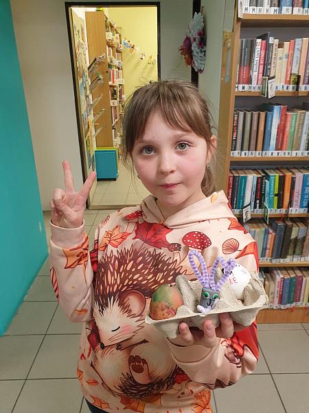 Velikonoční tvoření na pobočce Mír 2026, zdroj: Městská knihovna v Českém Krumlově, foto: Městská knihovna v Českém Krumlově (10/34)