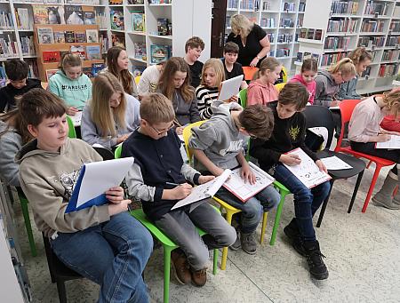 Komiks pro každého ZŠ Křemže 23. a 26. 2. 2026, zdroj: Městská knihovna v Českém Krumlově, foto: Městská knihovna v Českém Krumlově (14/28)