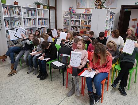 Komiks pro každého ZŠ Křemže 23. a 26. 2. 2026, zdroj: Městská knihovna v Českém Krumlově, foto: Městská knihovna v Českém Krumlově (19/28)