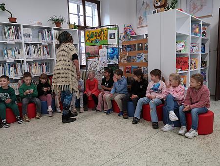 Cesta do knihovny - ZŠ Za Nádražím 1.B 2026, zdroj: Městská knihovna v Českém Krumlově, foto: Městská knihovna v Českém Krumlově (1/15)