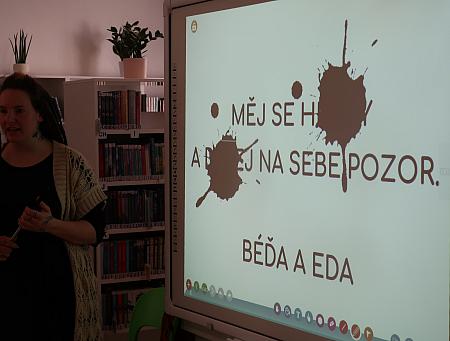 Cesta do knihovny - ZŠ Plešivec 1.A 2026, zdroj: Městská knihovna v Českém Krumlově, foto: Městská knihovna v Českém Krumlově (12/14)