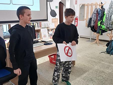 Knihovna plná informací - ZŠ Holubov a ZŠ Chvalšiny 16. 3. 2026, zdroj: Městská knihovna v Českém Krumlově, foto: Městská knihovna v Českém Krumlově (32/39)