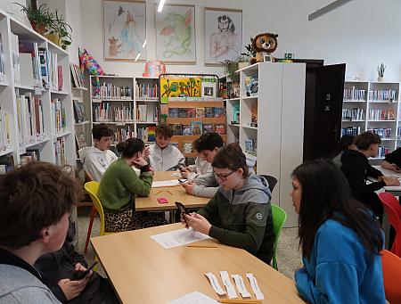 Tady žije poezie - ZŠ Křemže 8. 4. 2026, zdroj: Městská knihovna v Českém Krumlově, foto: Městská knihovna v Českém Krumlově (17/24)
