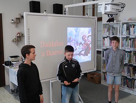 Hrdinové řeckých bájí - ZŠ Chvalšiny 4. 5. 2026, zdroj: Městská knihovna v Českém Krumlově, foto: Městská knihovna v Českém Krumlově (12/17)