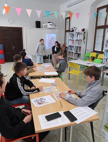 Hrdinové řeckých bájí - ZŠ Chvalšiny 4. 5. 2026, zdroj: Městská knihovna v Českém Krumlově, foto: Městská knihovna v Českém Krumlově (13/17)
