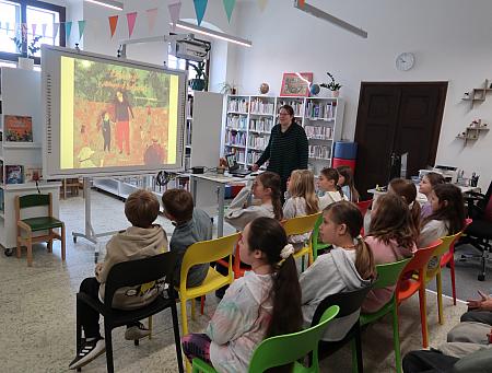 Dědeček v růžových kalhotách - ZŠ Linecká 4.A 18. 5. 2026, zdroj: Městská knihovna v Českém Krumlově, foto: Městská knihovna v Českém Krumlově (1/13)
